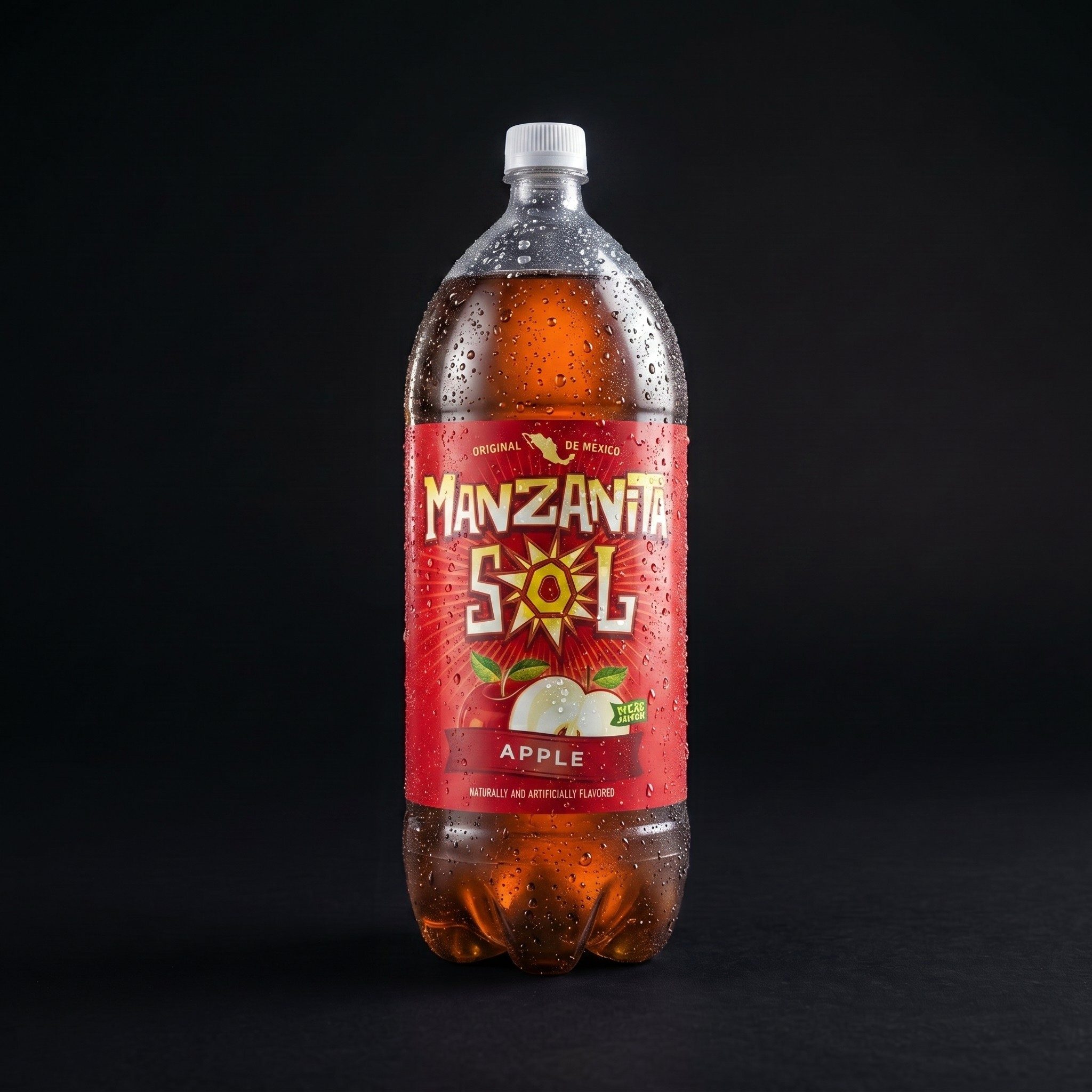 Manzanita Sol Apple Soda - 2L Bottle.