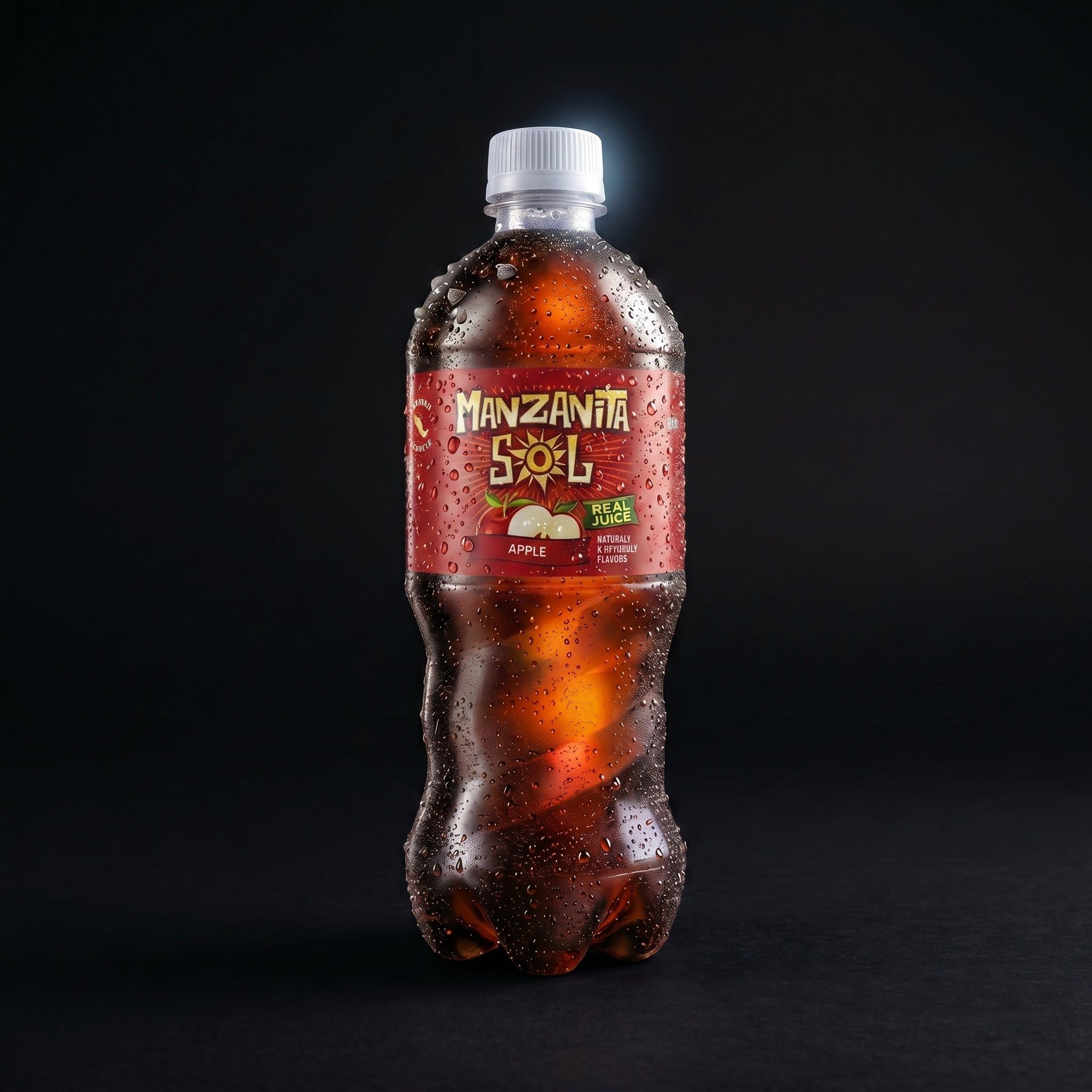 Manzanita Sol Apple Soda - 20oz Bottle.